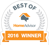 A best of home advisor award for 2 0 1 6